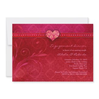 GC | Haute Heart Swirls Invitation invitation