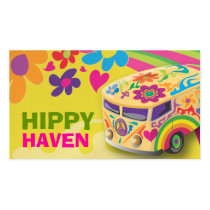 GC Hippy Peace Bus business cards