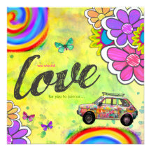 GC | Hippy Tie Dye Invite