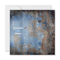 GC | Lusciously Rustic | Blue invitations