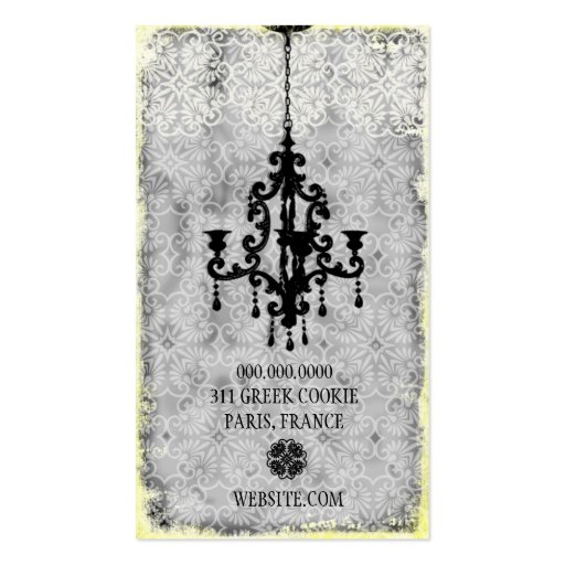 GC | Lustre Passionné - Grey Business Card (back side)