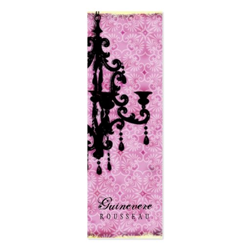 GC | Lustre Passionné - Pale Pink Business Card Template (front side)