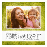 GC | May Your Days Be Merry & Bright Lime Invitations