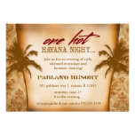GC One Hot Havana Night Personalized Invitations