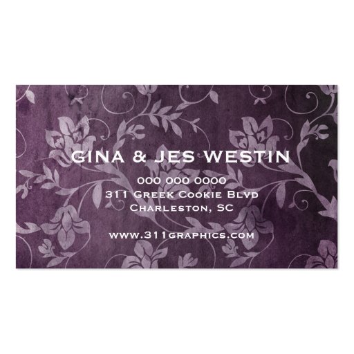 GC | Passionately Purple Business Card (back side)