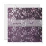 GC | Passionately Purple Floral Vintage Custom Announcements