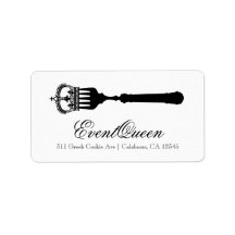 GC Queen Fork Custom Address Label