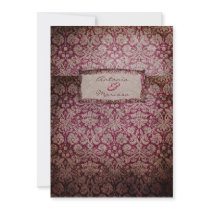 GC | Red Rapture Vintage Invitation