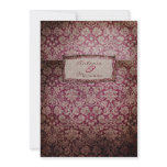 GC | Red Rapture Vintage Invitation