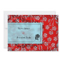 GC | Ruby Red & Turquoise Garden Inivtation invitation
