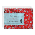 GC | Ruby Red &amp; Turquoise Garden Inivtation Announcements