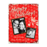 GC | Rustic Christmas Card 3 Add Photo Postcards