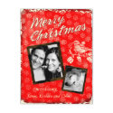 GC | Rustic Merry Christmas Card Add Photo postcards by TheGreekCookie GC | Rustic Merry Christmas Card Add Photo postcards