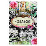 GC | SHABBY Vintage Charm - Black Damask Flyer Design
