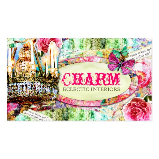 GC | Shabby Vintage Charm Business Card (front side)