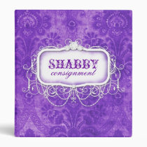 GC Shabby Vintage Purple Binder binders