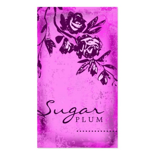 GC | Sugar Plum Rose Business Card (front side)