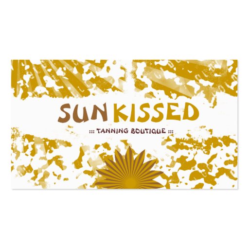GC | Sun Kisssed Grunge & Sun Rays Business Card Templates
