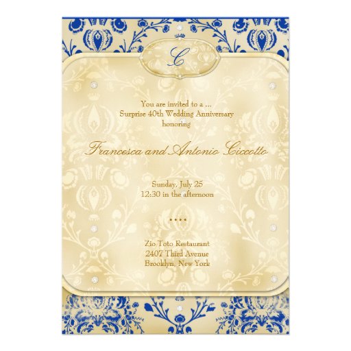 GC  Sweet Cookie Invitation Blueberry Torte