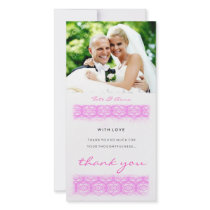 GC | Sweet Pink Print Thank You photo cards by TheGreekCookie GC | Sweet Pink Print Thank You photo cards