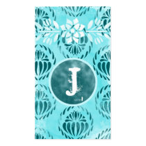 GC | Turquoise Delish Vintage business cards by TheGreekCookie GC | Turquoise Delish Vintage business cards