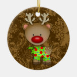 GC Ugly Sweater Ornament Reindeer