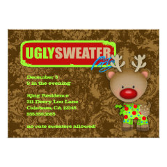 GC Ugly Sweater Party Custom Invites
