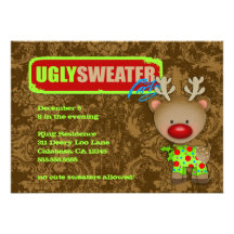 GC Ugly Sweater Party Invitations