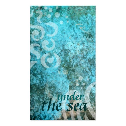 GC  | Under the Sea Business Card Template (front side)