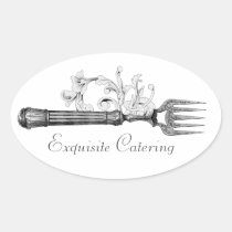GC Vintage Silver Divine Fork stickers