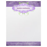 GC | Vivaciously Violet "Aged" Personalized Letterhead