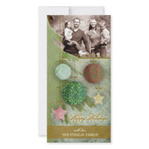 GC | Warm Christmas Vintage Photo Card