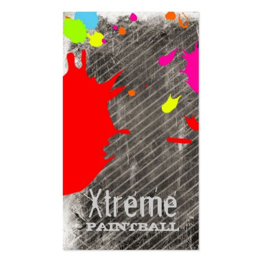 GC | Xtreme Paint Business Card Template