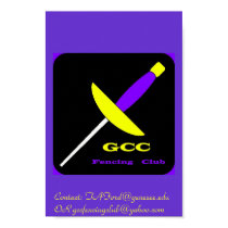 GCC Fencing Club Promo Poster 2 posters