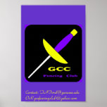 GCC Fencing Club Promo Poster 2 posters