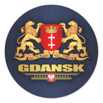 Gdansk COA Round Sticker