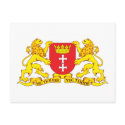Gdansk Coat of Arms (Danzig) postcards by FlagTshirts Gdansk Coat of Arms (Danzig) postcards