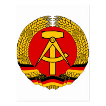 GDR coat of arms Post Cards