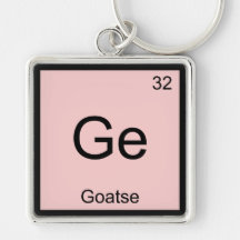 Ge - Goatse Chemistry Element Symbol Meme T-Shirt Keychains