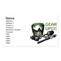 Gear Up Business Card Templates