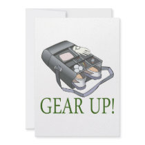 Gear Up Personalized Invitation