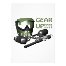Gear Up Personalized Invitations