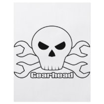 Gearhead Skull flyers by boltzdesignz Gearhead Skull flyers