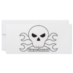 Gearhead Skull Custom Rack Card