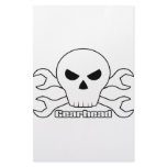 Gearhead Skull stationery