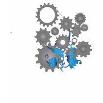 Gears and flowers t-shirts by satelliteg Gears and flowers t-shirts