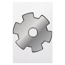 Gears and Wires logo Stationery Design