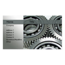Gears Business Card Template