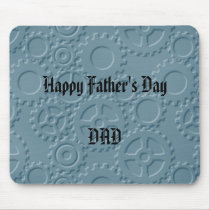 Gears-Tie1, Happy Father's Day DAD mousepads by atouchofelegance Gears-Tie1, Happy Father's Day DAD mousepads