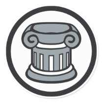 Gearsmith Elitism Round Sticker